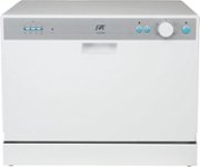 Front Zoom. SPT - 22" Countertop Dishwasher - White.