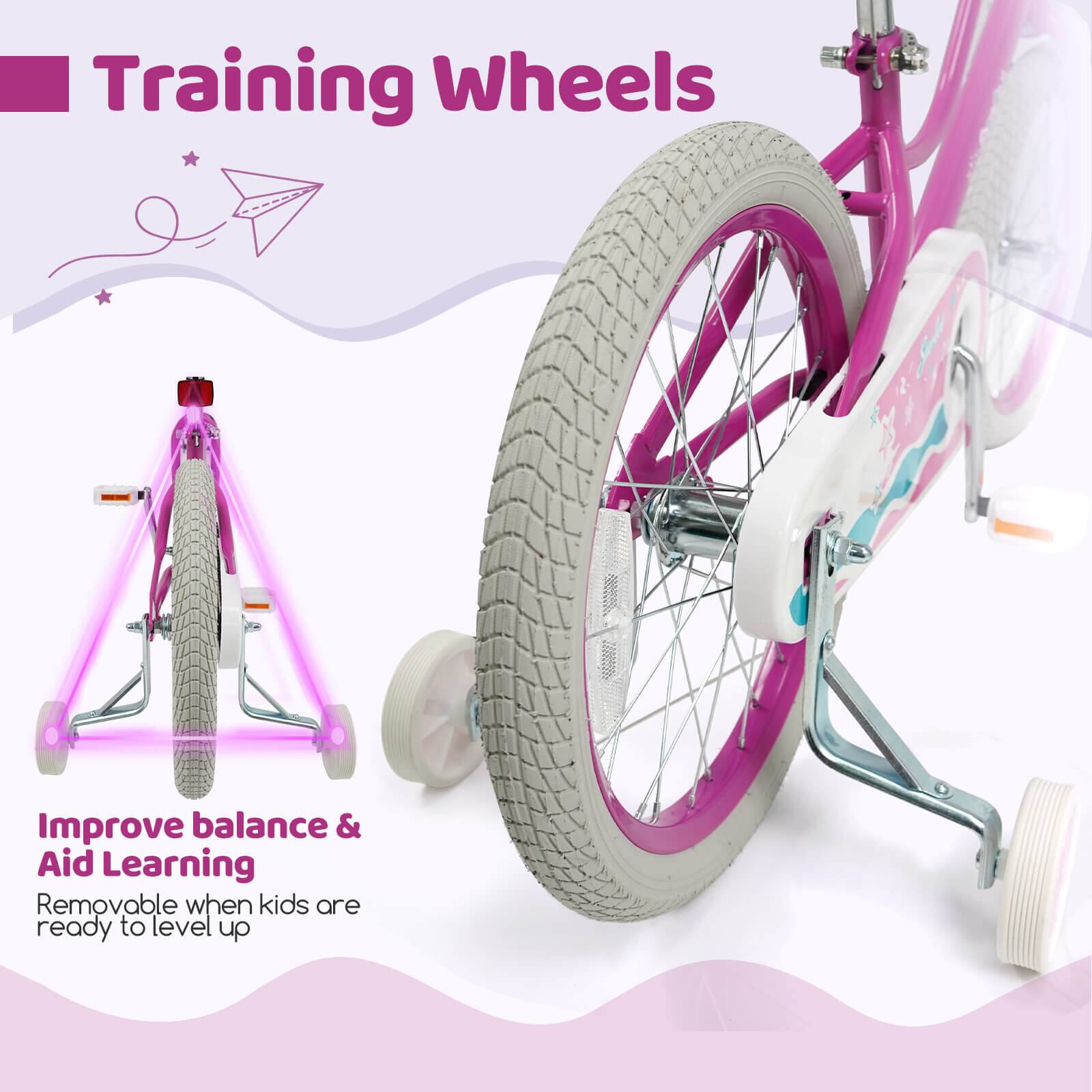 Training Wheels

Improve balance & Aid Learning

Removable when kids are ready to level up
