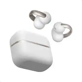 Anker - Soundcore AeroClip 2 Wireless Open-Ear Clip-On Bluetooth Earbuds - with Guinness Records-Certified Call Quality - Cloud White