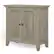 Angle Zoom. Simpli Home - Amherst Low Storage Cabinet - Distressed grey.