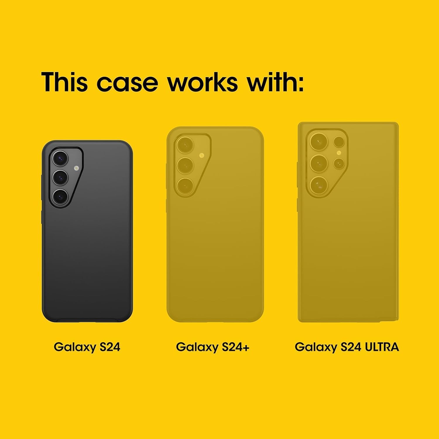 This case works with:
Galaxy S24
Galaxy S24+
Galaxy S24 ULTRA