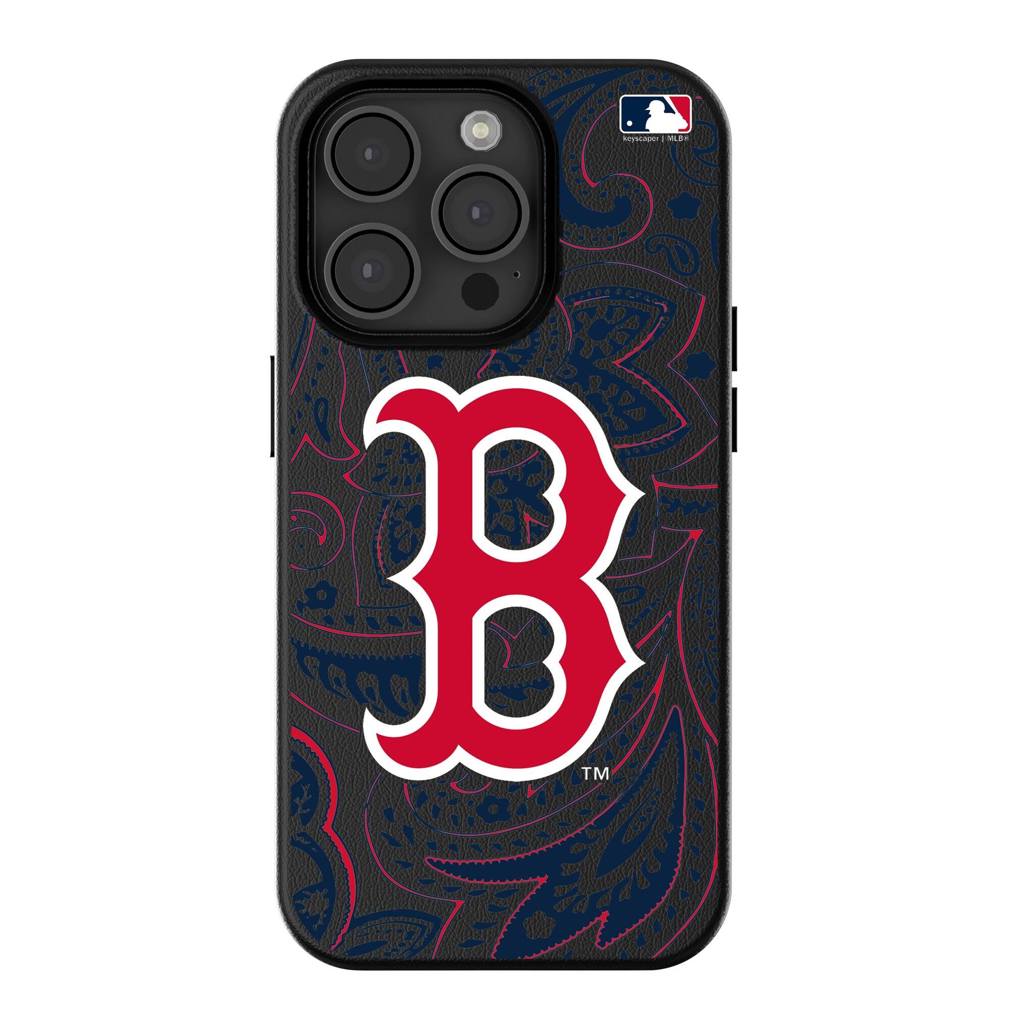 Keyscaper - MLB - Boston Red Sox - Paisley iPhone Magnetic Bump Case - 16 Pro - Black price history on PriceWatchPro