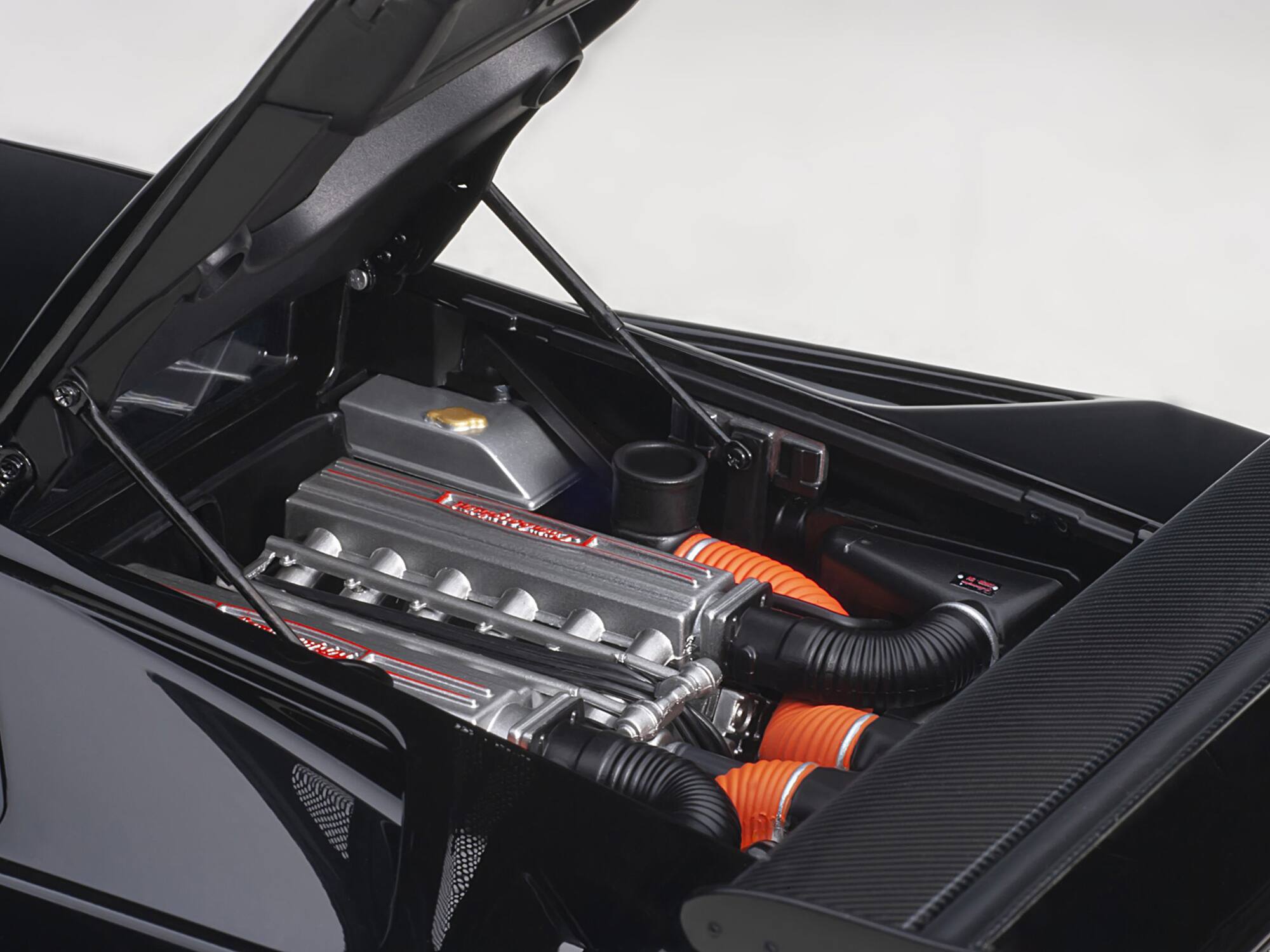 Alt View 4. Autoart - Lamborghini Diablo SV-R Deep Black 1/18 Model Car by Autoart.