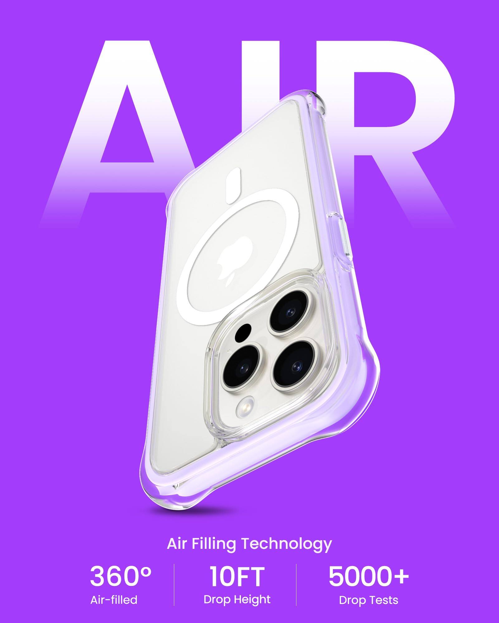 AR Air Filling Technology 360° 10FT 5000+ Air-filled Drop Height Drop Tests