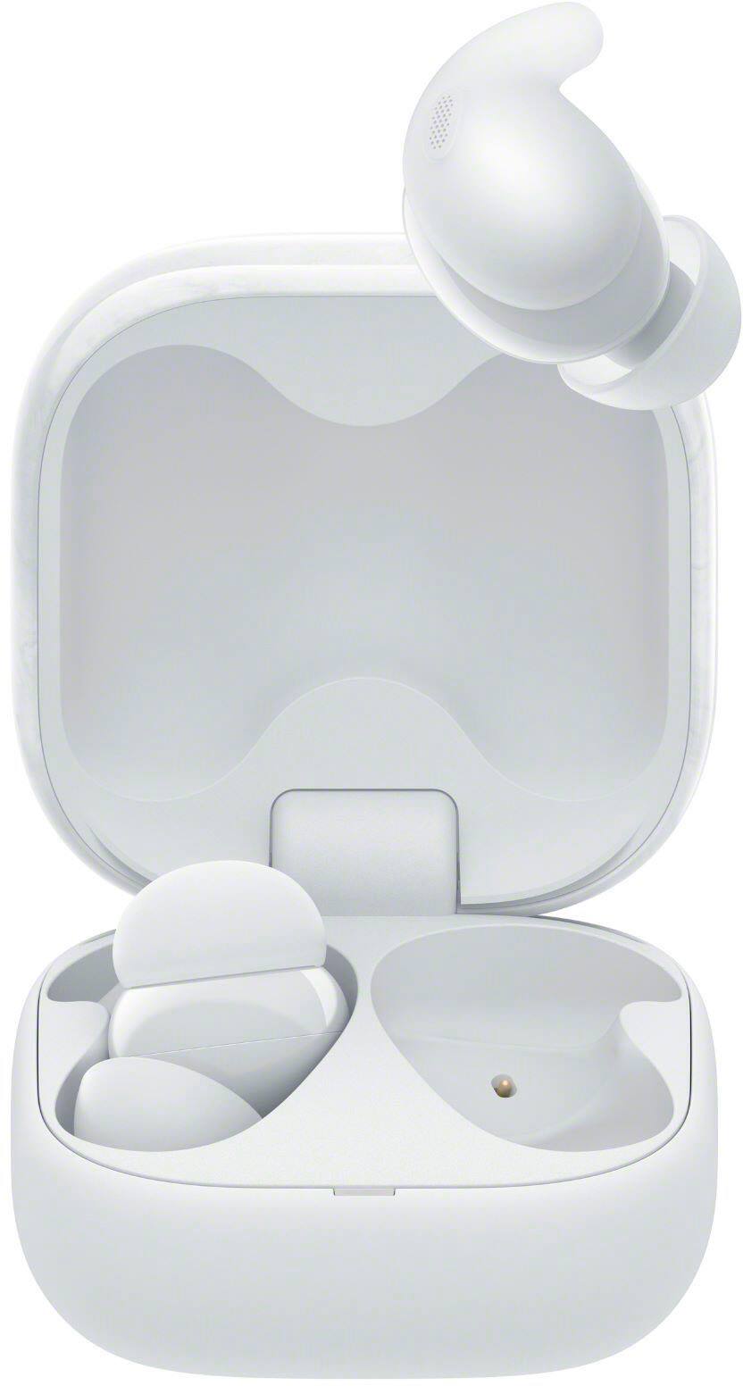 Alt View 11. Sony - LinkBuds Fit True Wireless Noise Canceling Earbuds - White.