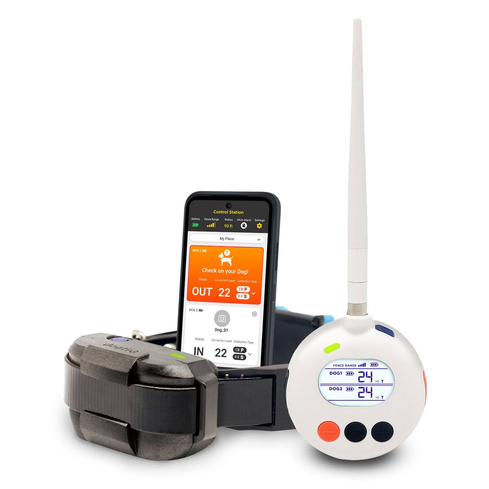 Dogtra - SMART Fence Wireless Dog Fence System - No Subscription, App Alerts, Waterproof, Dogs 35 lbs - Black price history on PriceWatchPro