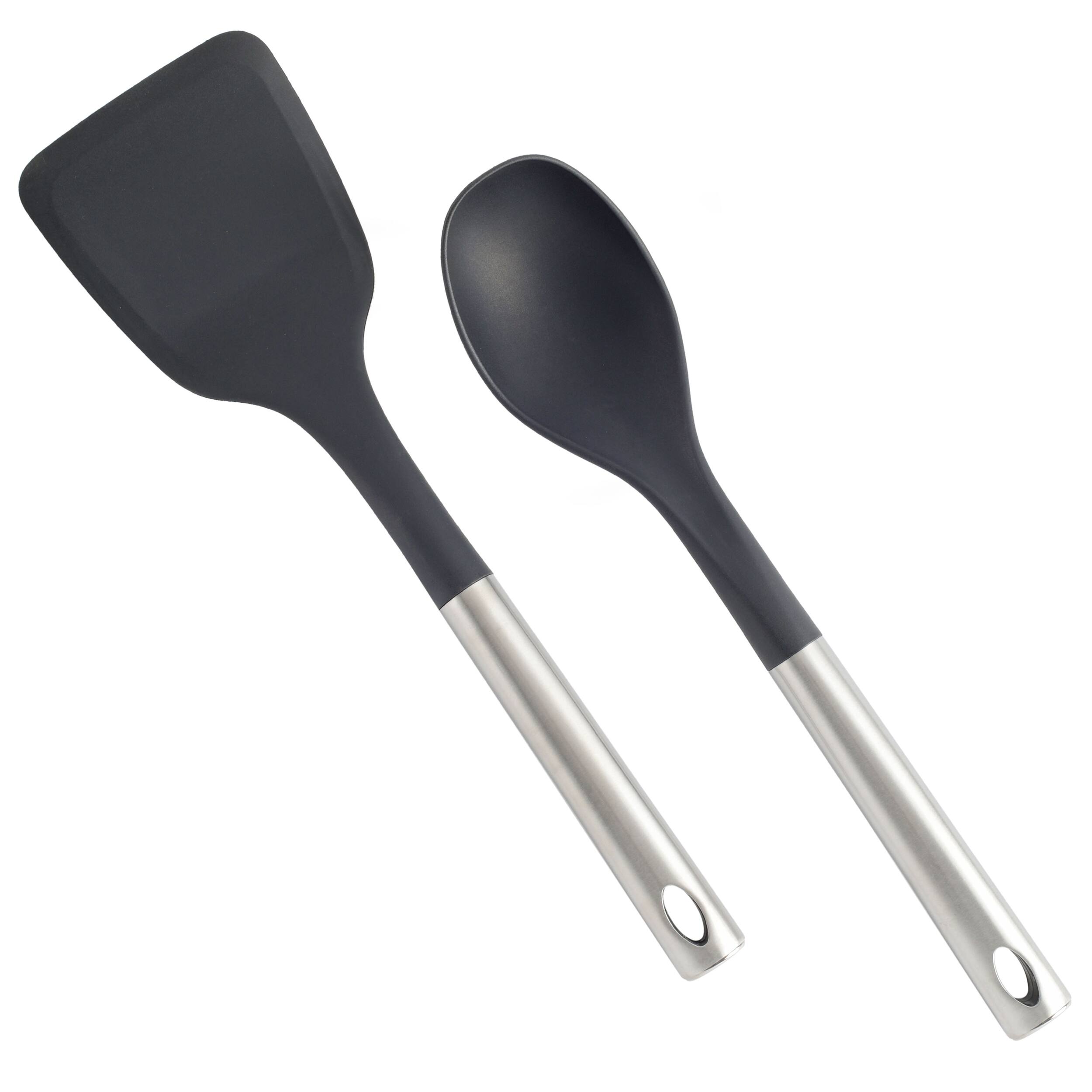 Alt View 7. Kenmore - Kenmore Aiden 10 Piece Stainless Steel Cookware Set - Silver.