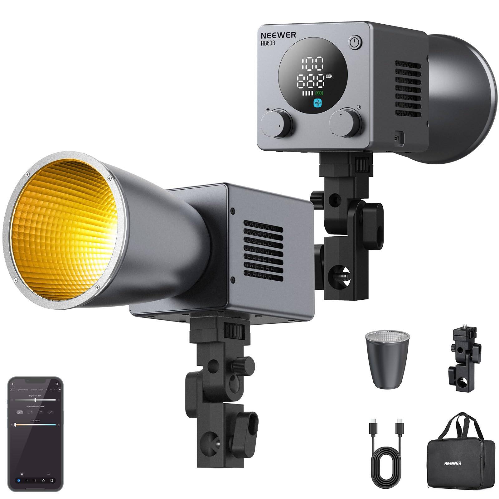 NEEWER HB608 100K 888 CB SS Pae 1800 100 5 AR C MUV NOEWER