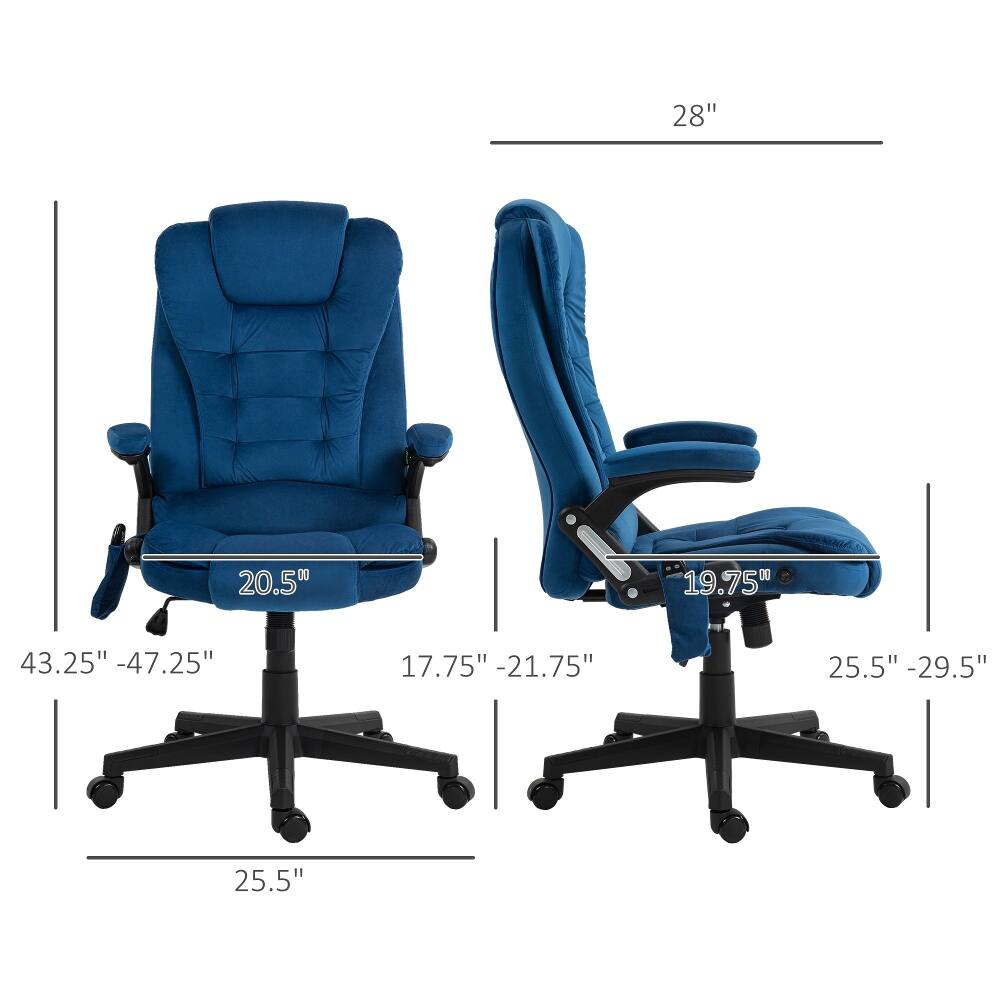28"  
20.5"  
19.75"  
43.25" - 47.25"  
17.75" - 21.75"  
25.5" - 29.5"  
25.5"