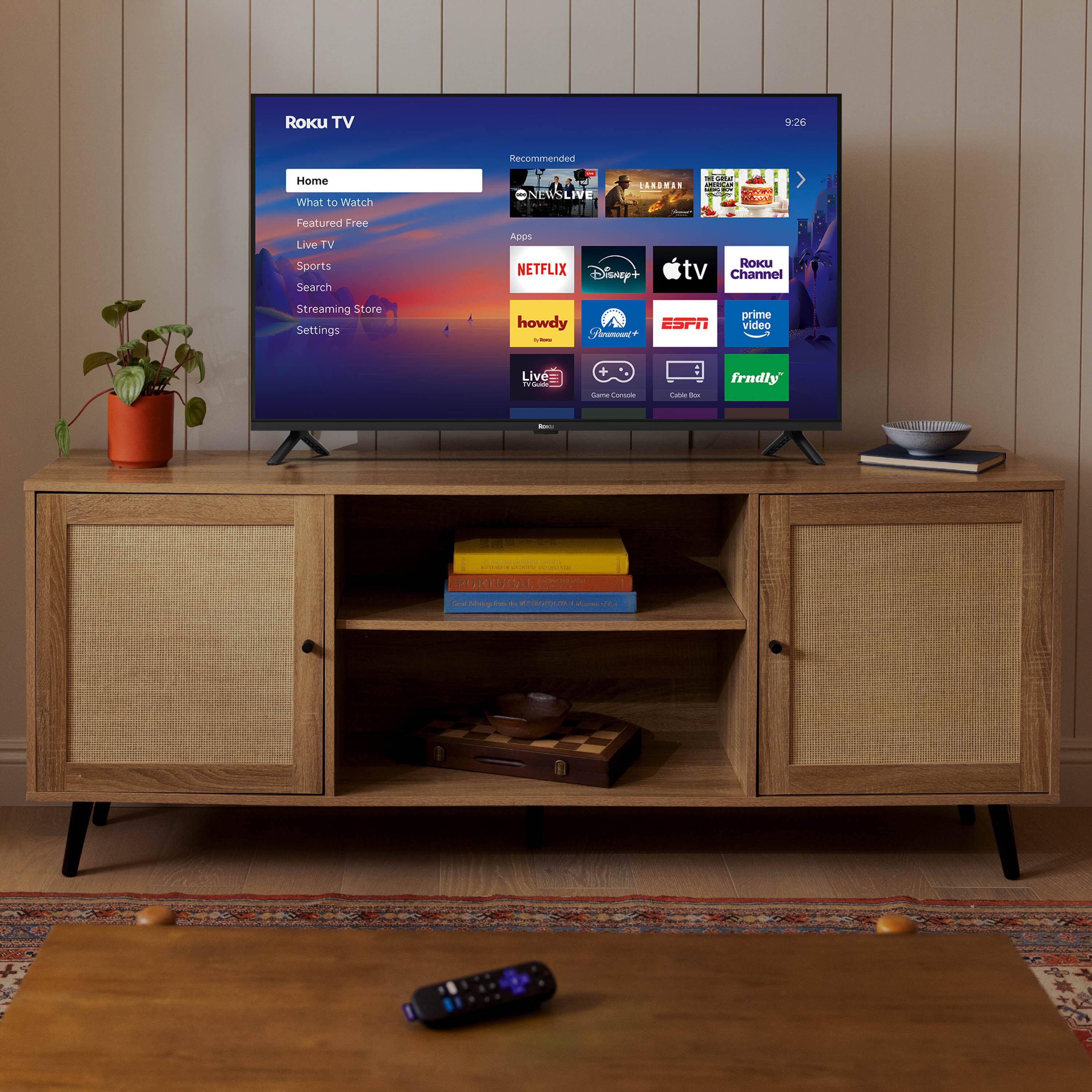 Roku 40" Class Select Series Full HD (1080p) LED Smart RokuTV (2026) front and back view