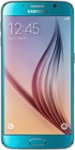 Front Zoom. Samsung - Galaxy S6 4G with 32GB Memory Cell Phone (Unlocked) - Blue.