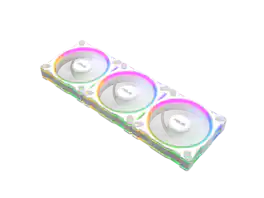 ASUS - Prime MR120 ARGB Fan Triple Pack, 28mm Frame, PWM, 20 ARGB LEDs, Aura Sync - White