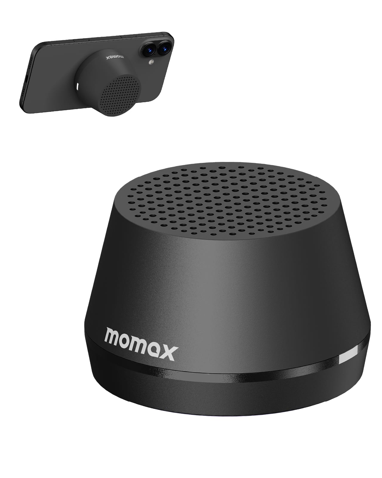 Momax 1 Vibe Go Lite Mini Portable Bluetooth Speaker Magnetic