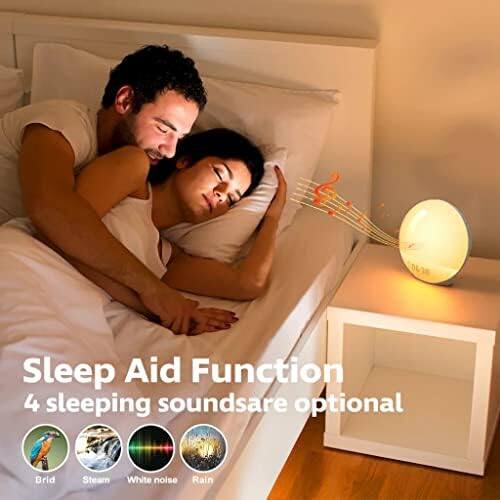 Sleep Aid Function  
4 sleeping sounds are optional  
Brid  
Steam  
White noise  
Rain