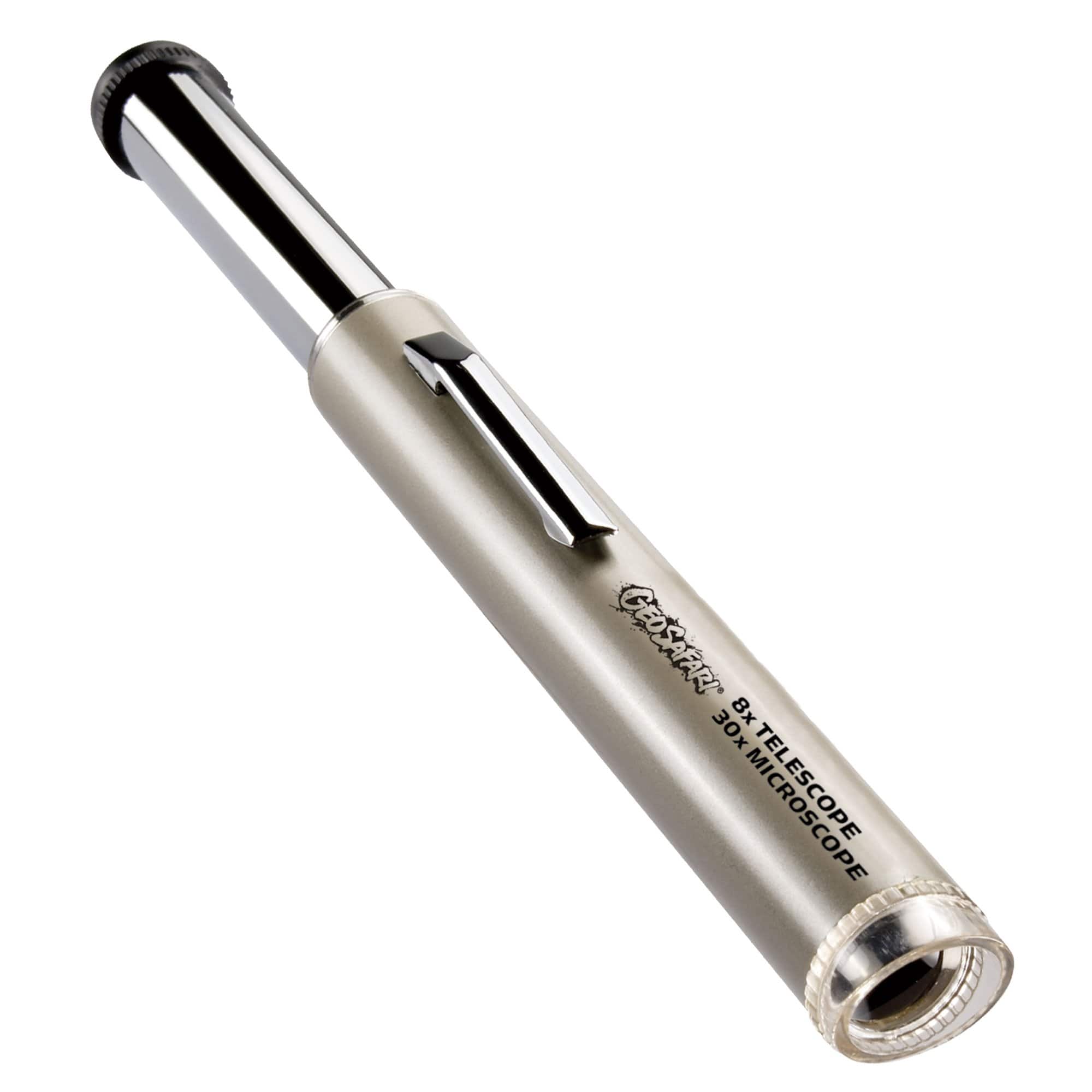 Vulpecula Spade - GeoSafari Pocket Scope - Portable Microscope for Kids, Mini Kids Telescope, 2-in-1 Discovery Toys to Take Anywhere,