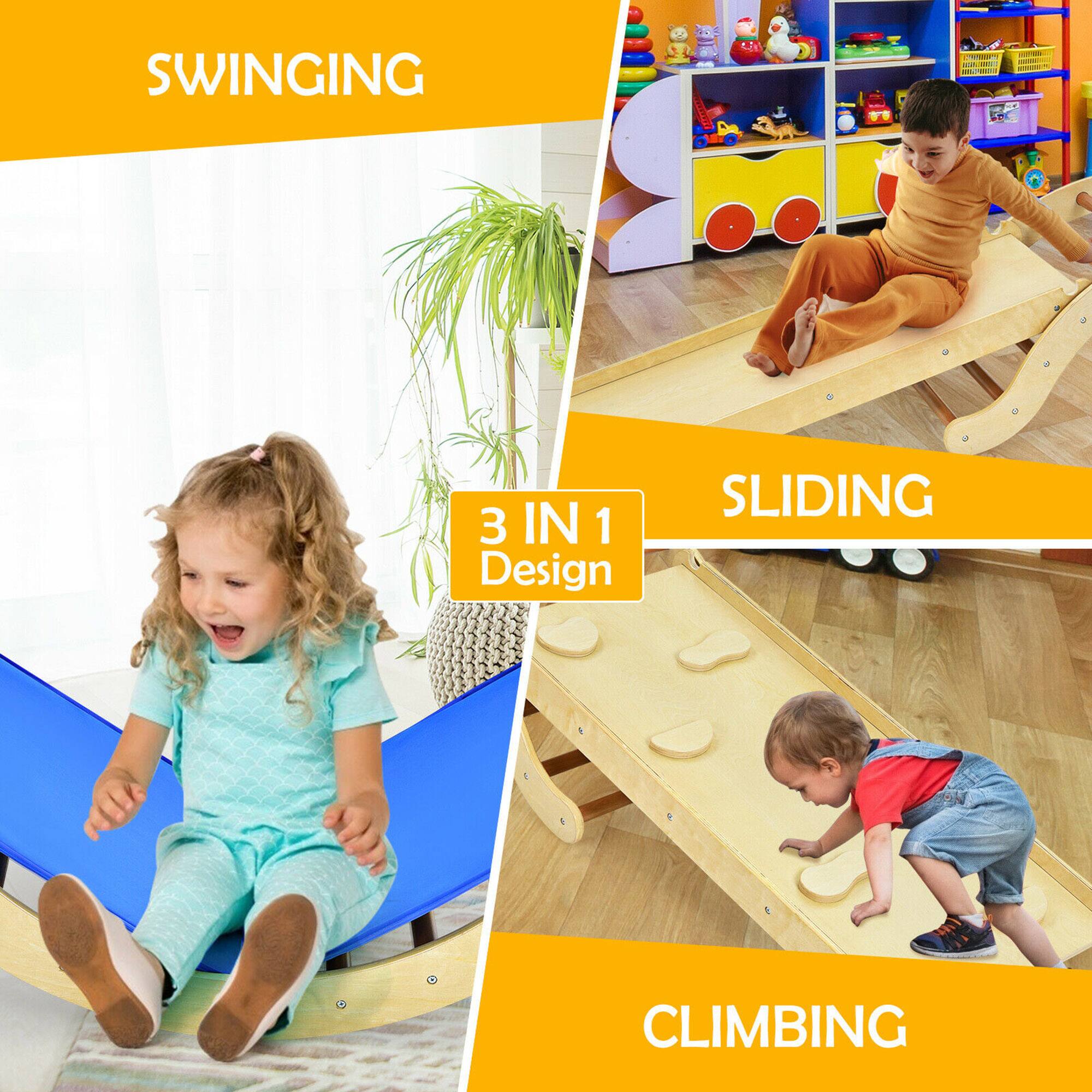 SWINGING - 3 IN 1 Design - SLIDING - CLIMBING