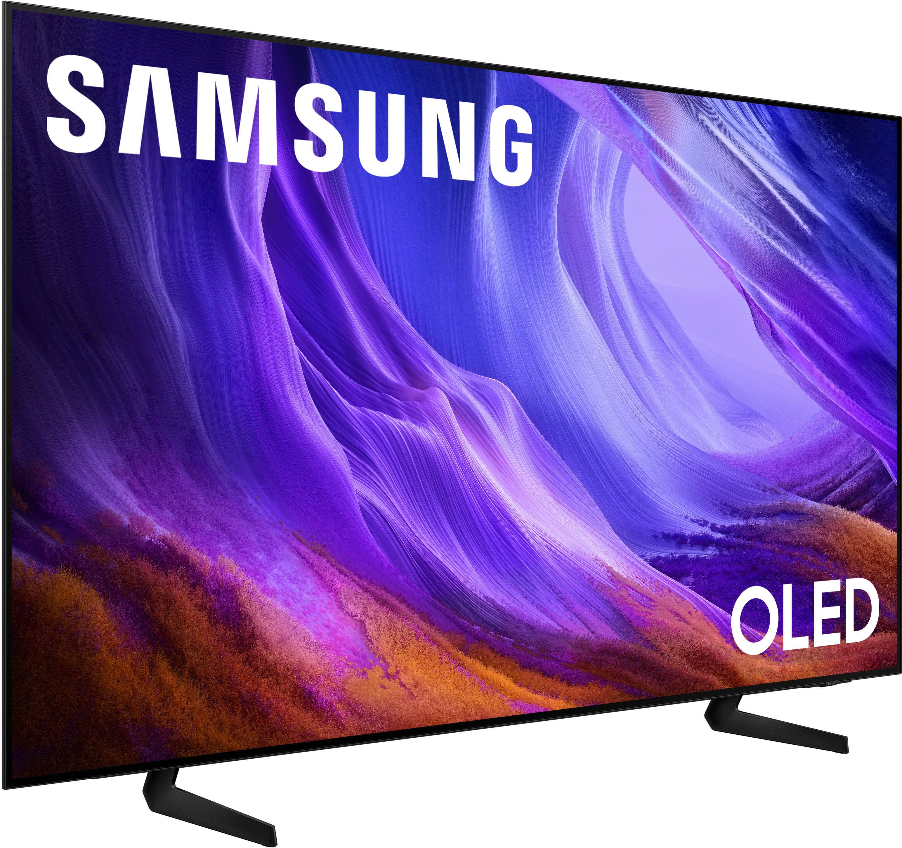 Samsung 55" Class S85H OLED 4K UHD Smart Vision AI Smart Tizen TV (2026) front and back view