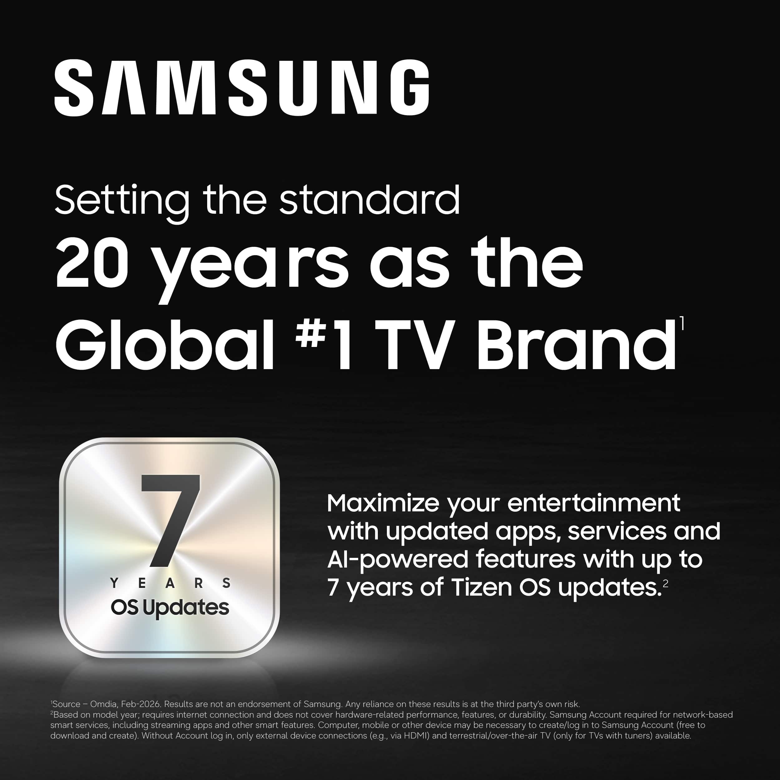 Samsung 55" Class S90H Series OLED 4K UHD Samsung Vision AI Smart Tizen TV 2026 - QN55S90HAEXZA gallery view