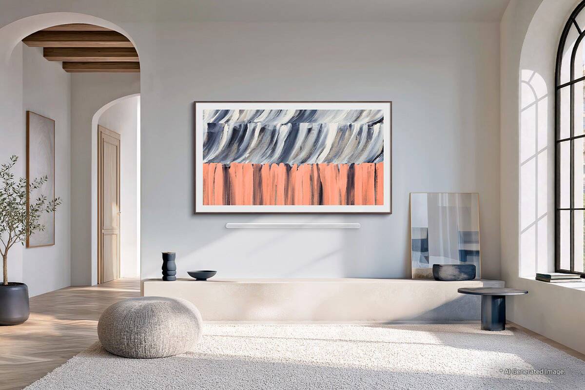 Samsung 55" Class LS03HE Series The Frame 4K UHD Samsung Vision AI Smart Tizen TV (2026) gallery view