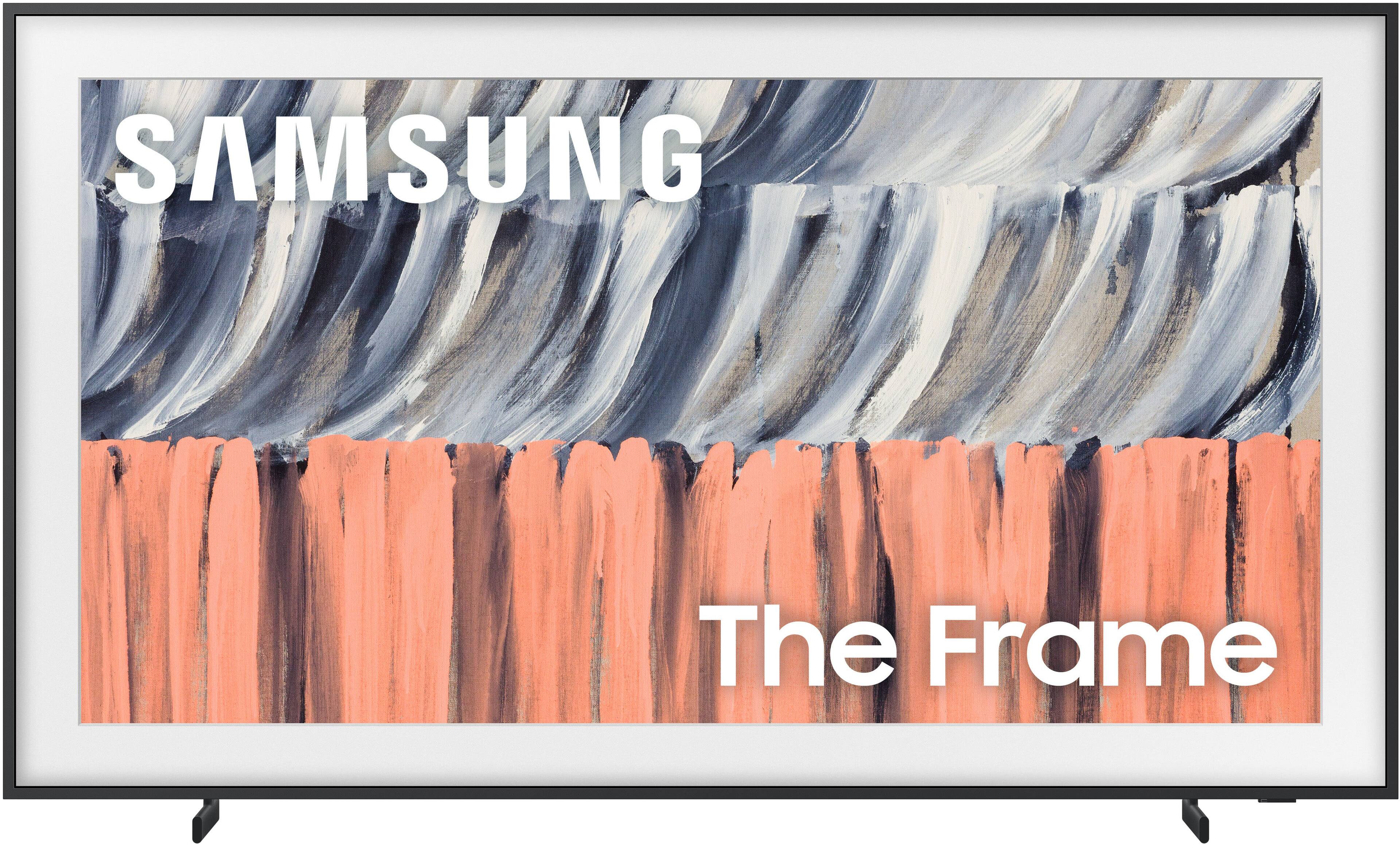 Samsung 75" Class LS03HE Series The Frame 4K UHD Samsung Vision AI Smart Tizen TV (2026) front and back view