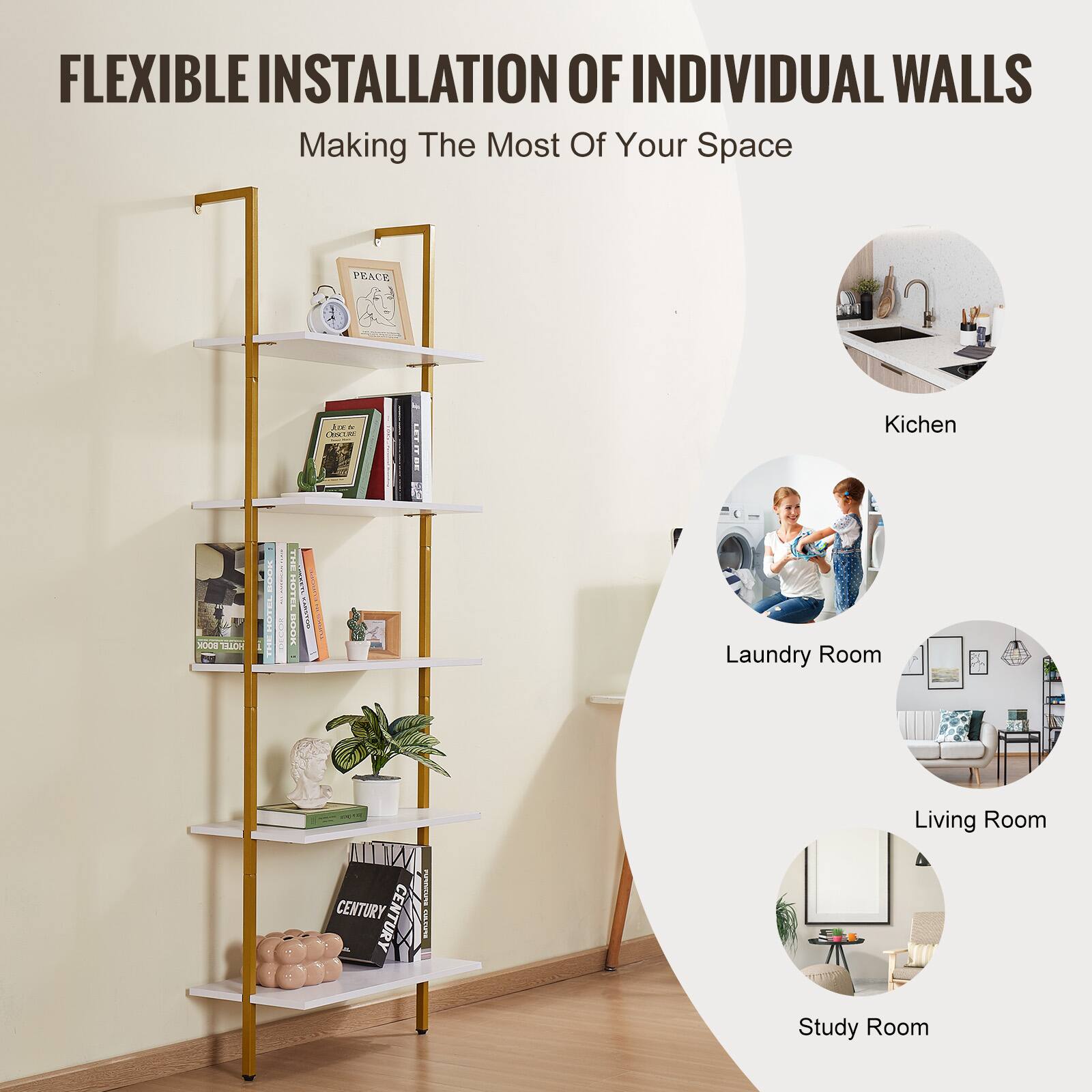 FLEXIBLE INSTALLATION OF INDIVIDUAL WALLS  
Making The Most Of Your Space  

- Kitchen  
- Laundry Room  
- Living Room  
- Study Room