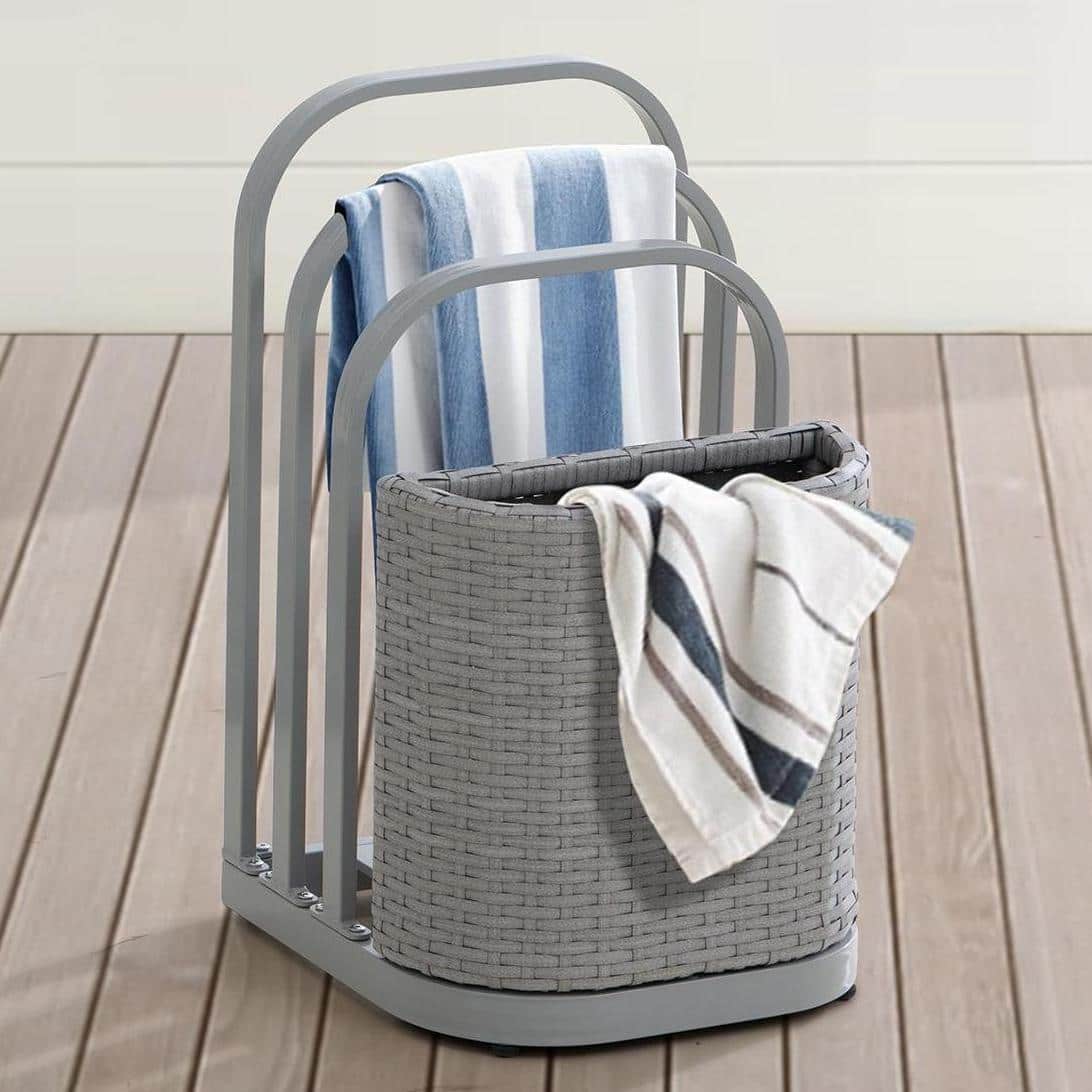 SUNJOY - Pickford Towel Rack and Hamper (Grey) price history on PriceWatchPro