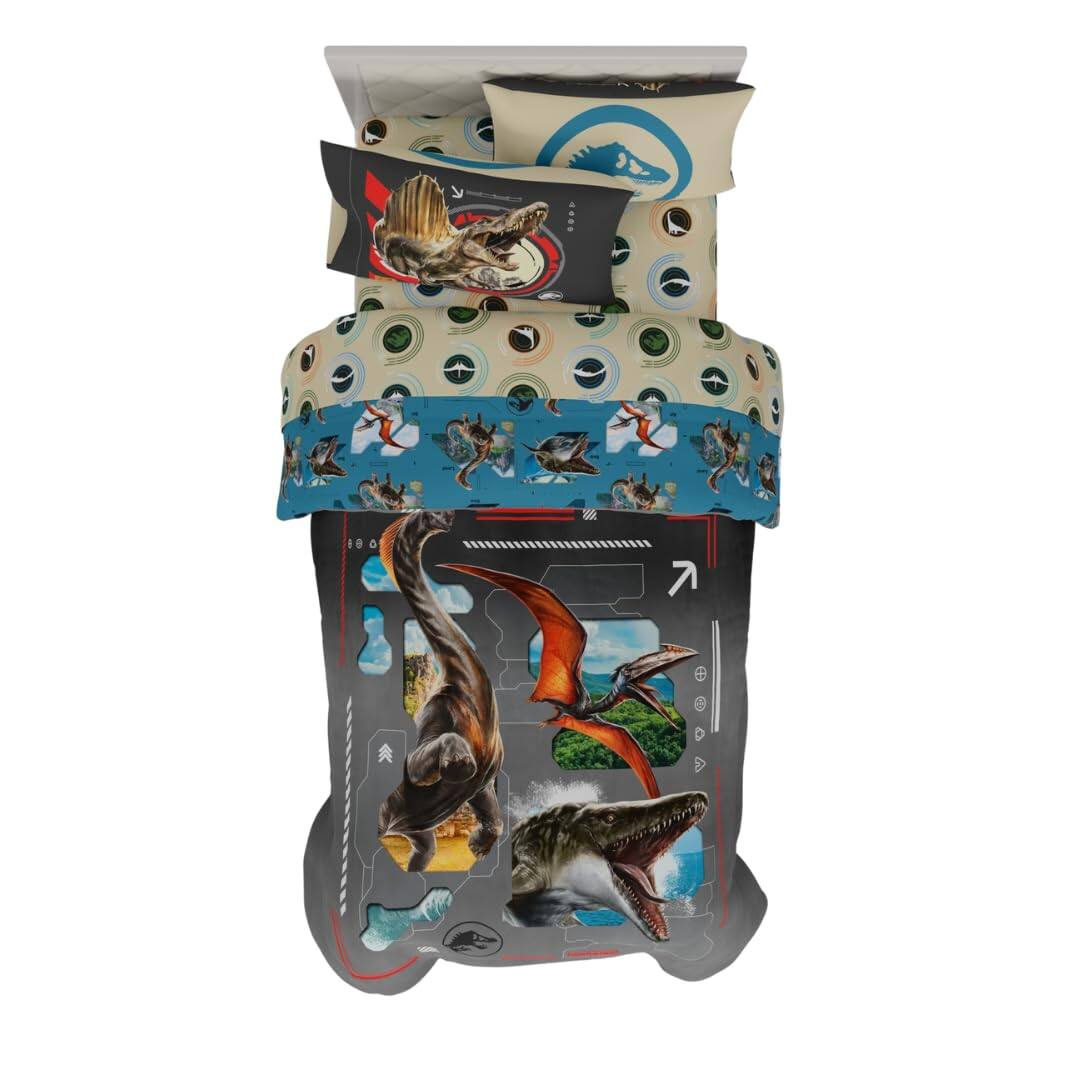 Jurassic World Rebirth 4 Piece Twin Size