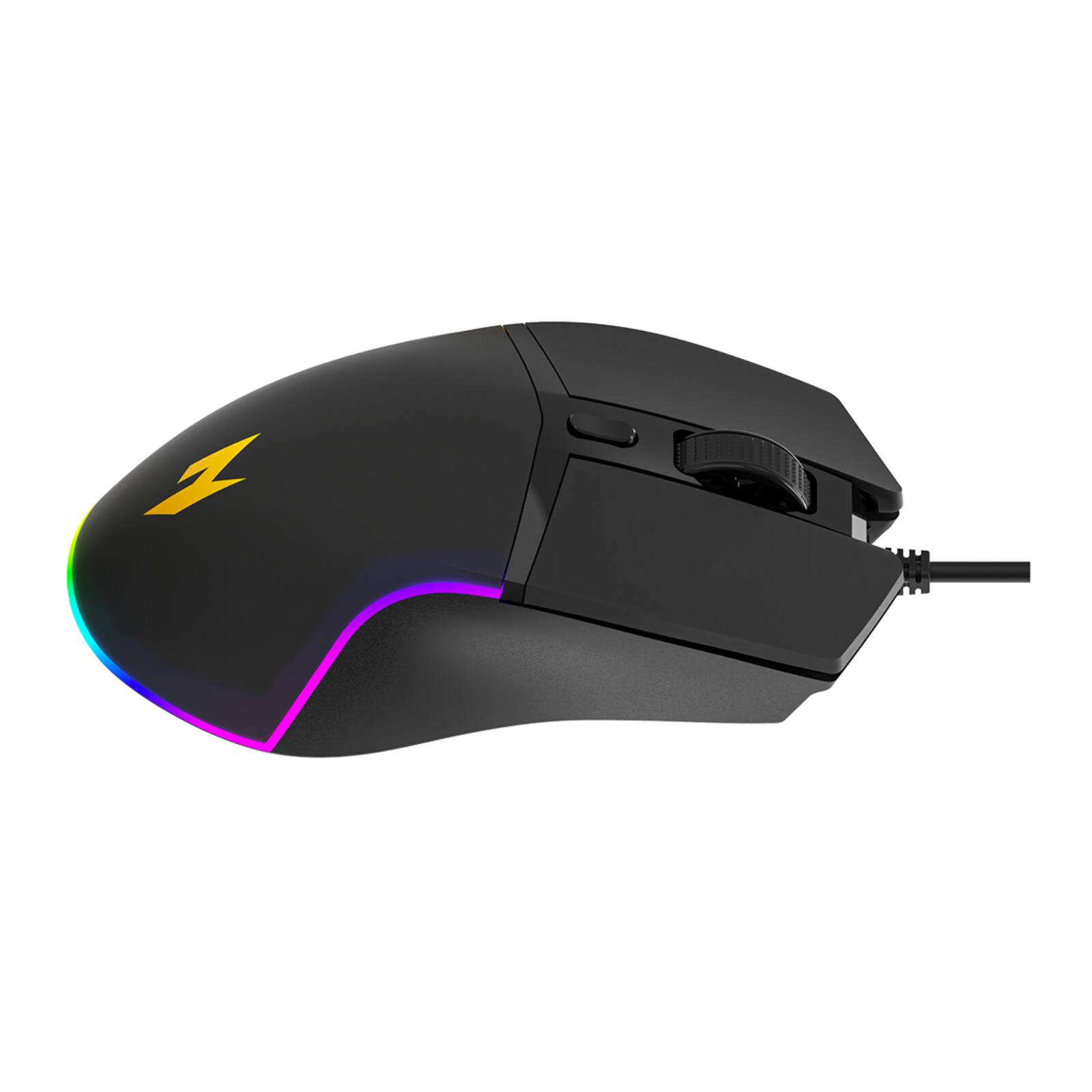 Back. Acer - Nitro NAK100 RGB Gaming Keyboard and Mouse Combo Set with 6400 DPI Sensor 10 Million Click Lifespan TKL Design USB Wired - Black.