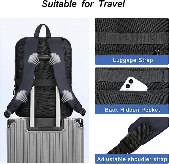Suitable for Travel  
Luggage Strap  
Back Hidden Pocket  
Adjustable shoulder strap