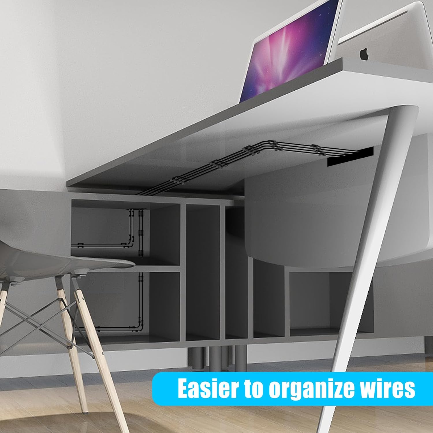 Easier to organize wires