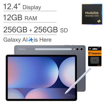 12.4" Display
12GB RAM
MediaTek Dimensity 9300
256GB + 256GB SD
Galaxy AI is Here
SAMSUNG
IST Computers
