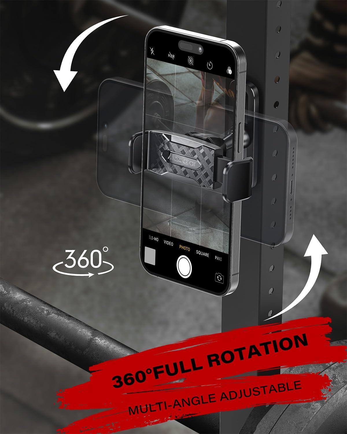 360° FULL ROTATION  
MULTI-ANGLE ADJUSTABLE