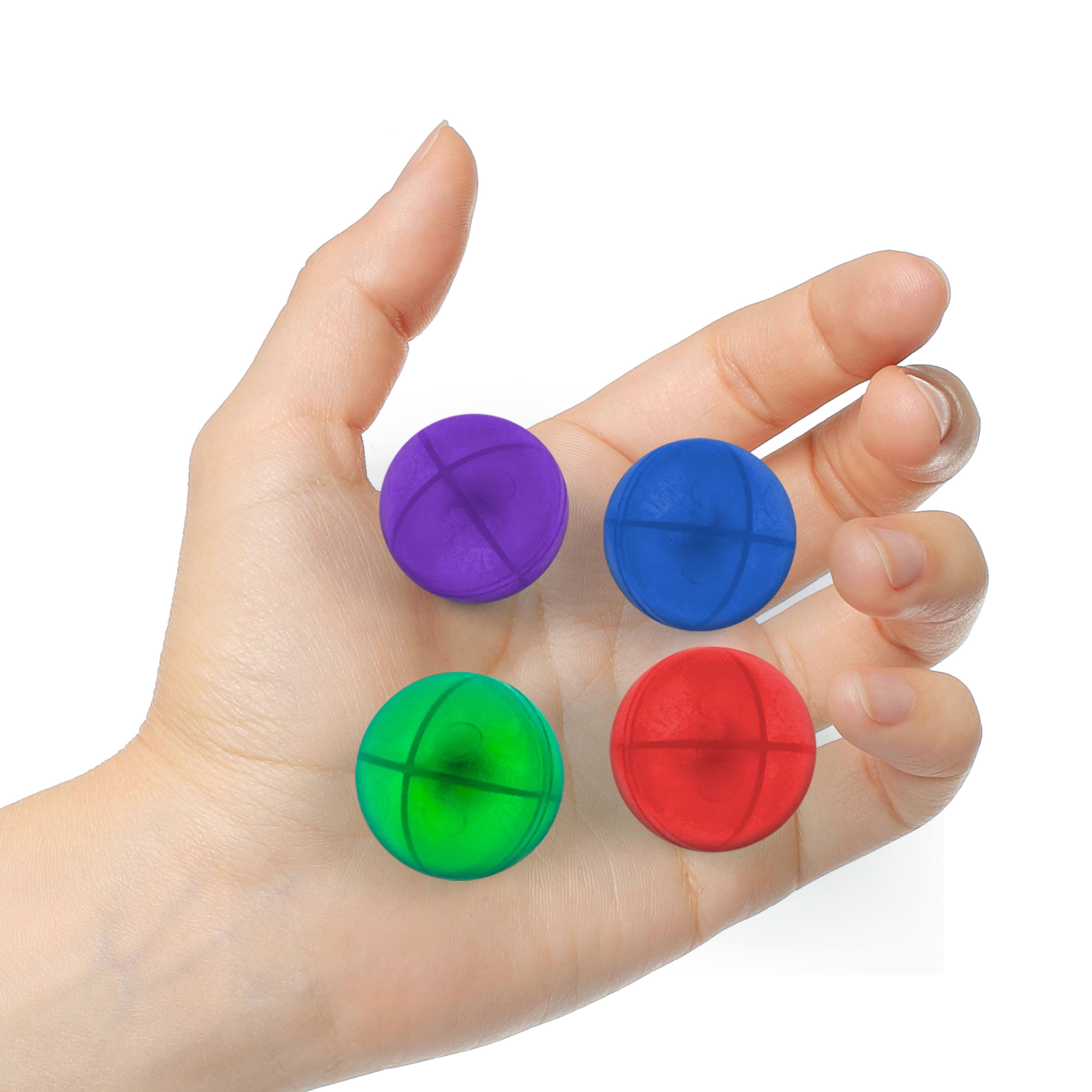 Alt View 3. PicassoTiles - PICASSO-TILES Marbles for Marble Run Magnetic Tiles for Kids – 4PCS STEM Building Blocks Balls Toy.