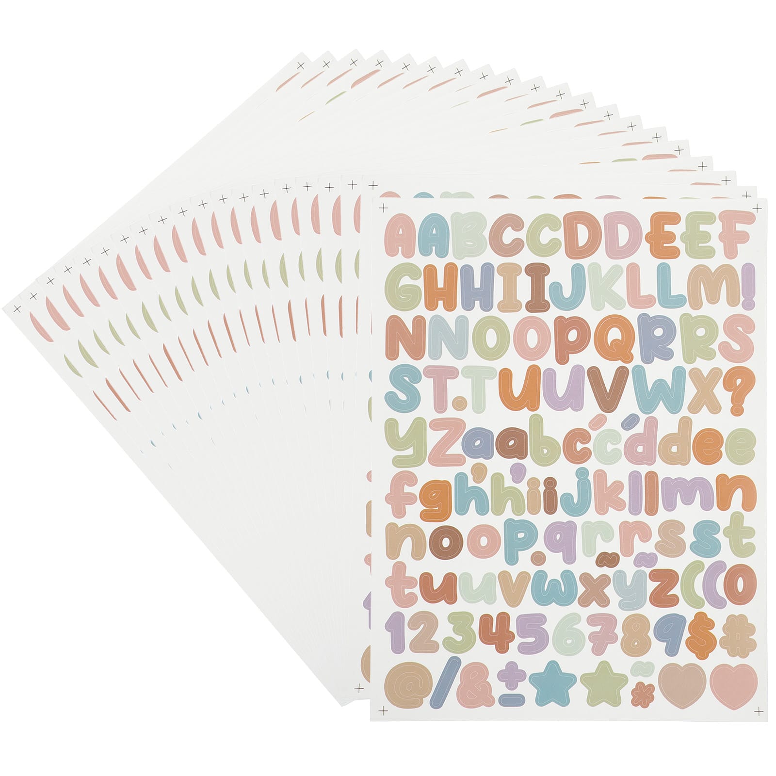 "Unique Bargains - 30 Sheets Letter Stickers, 3360pcs 1/2"" Vinyl Letter/Number Stickers for Mailbox, Poster Board, Scrapbooking, Bottle - Morandi" price history on PriceWatchPro