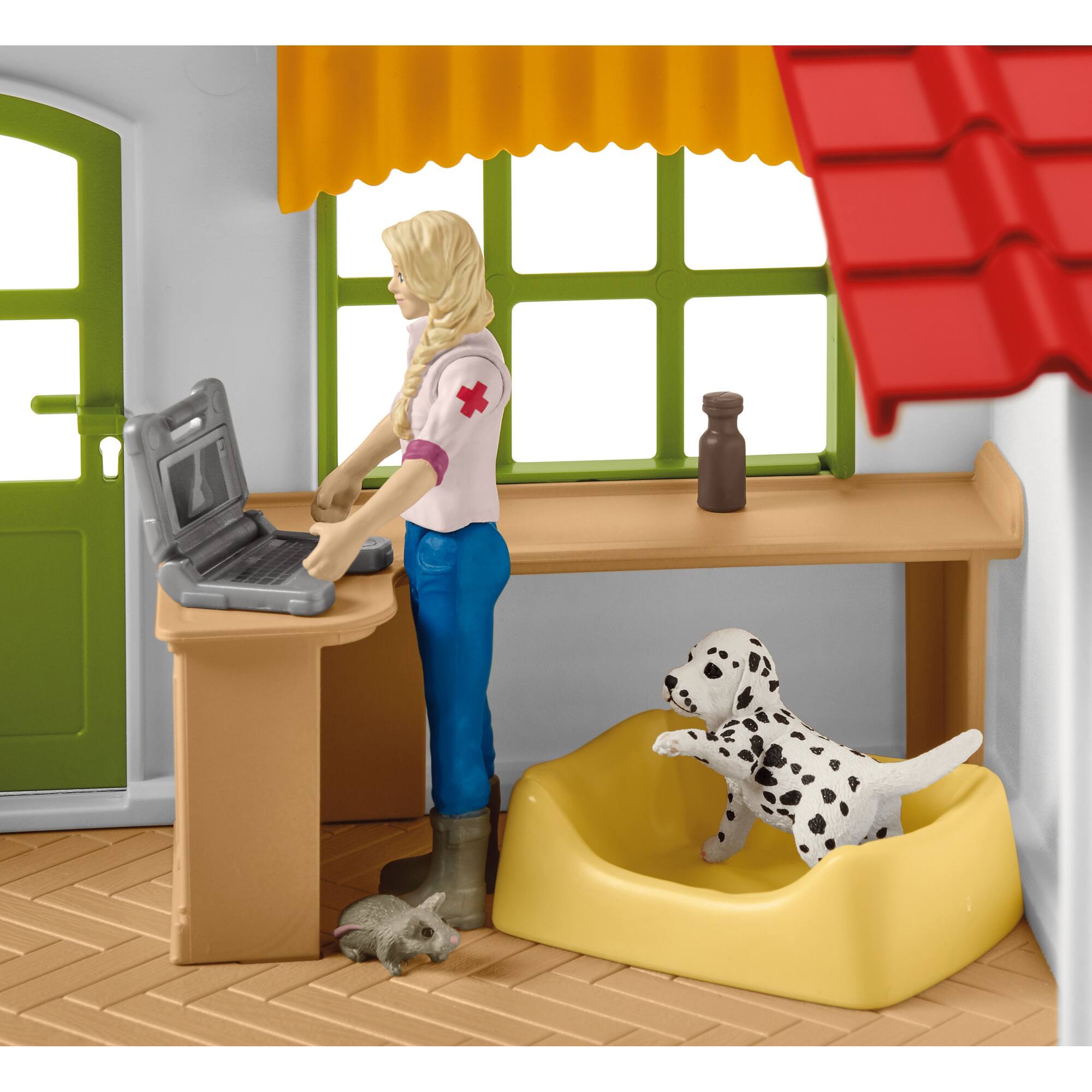 Back. Schleich - Veterinarian Practice With Pets.