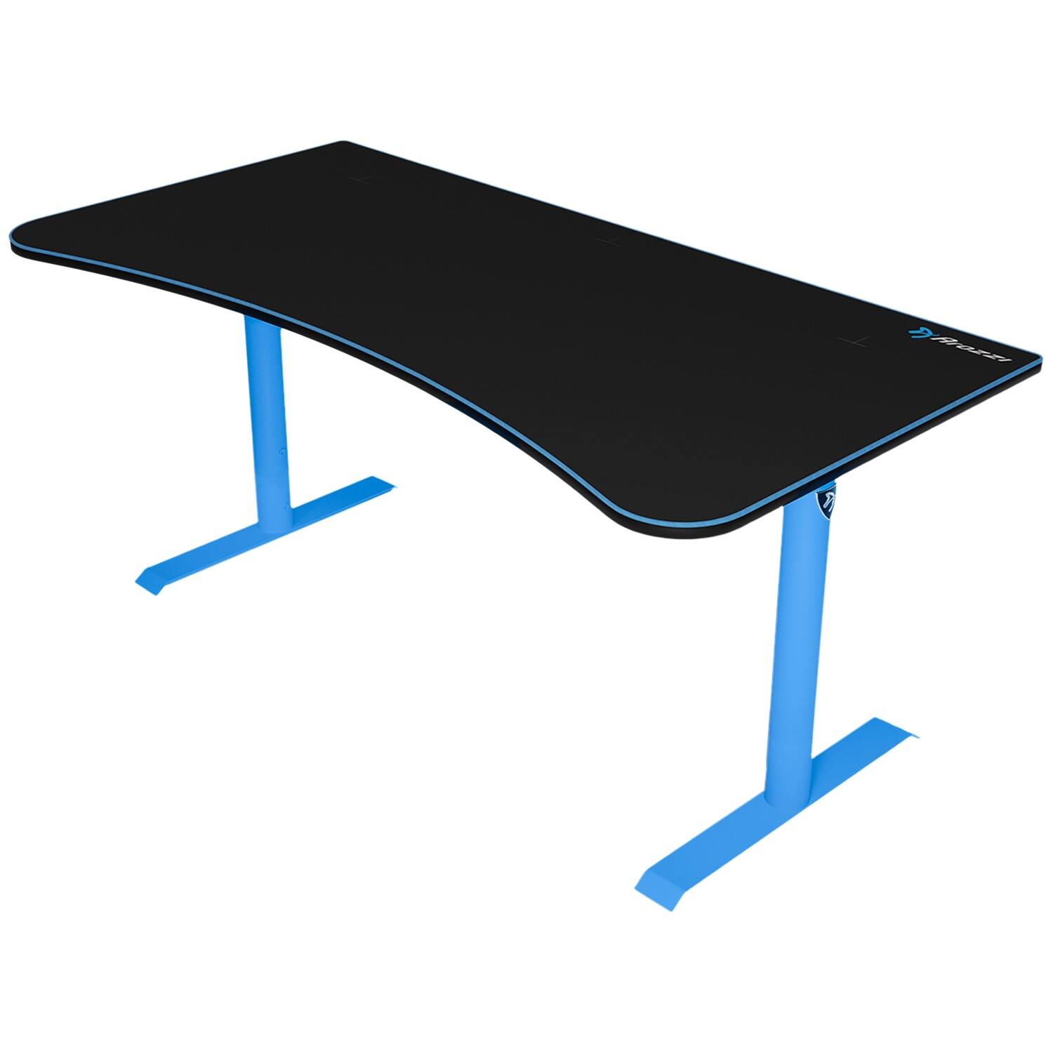 Alt View Zoom 12. Arozzi - Arena Ultrawide Curved Gaming Desk - Blue with Black Accents.