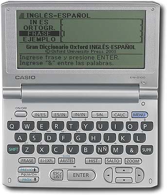 Casio EW-S3100 Diccionario electrónico 5 idiomas