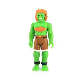 Super7 - Street Fighter 2 3.75 Inch ReAction Figure | Blanka - Green