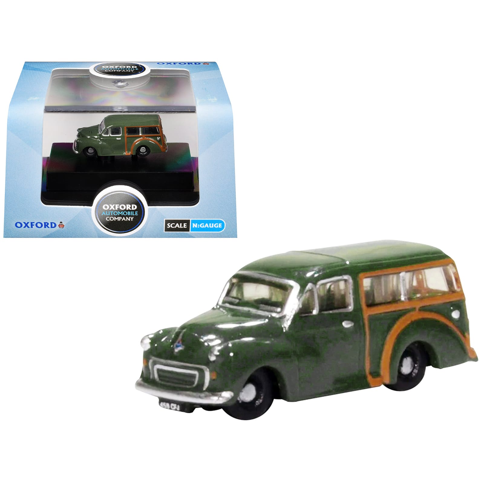 Morris Minor Traveller Almond Green 1/148 (N) Scale Diecast Model Car by Oxford Diecast price history on PriceWatchPro