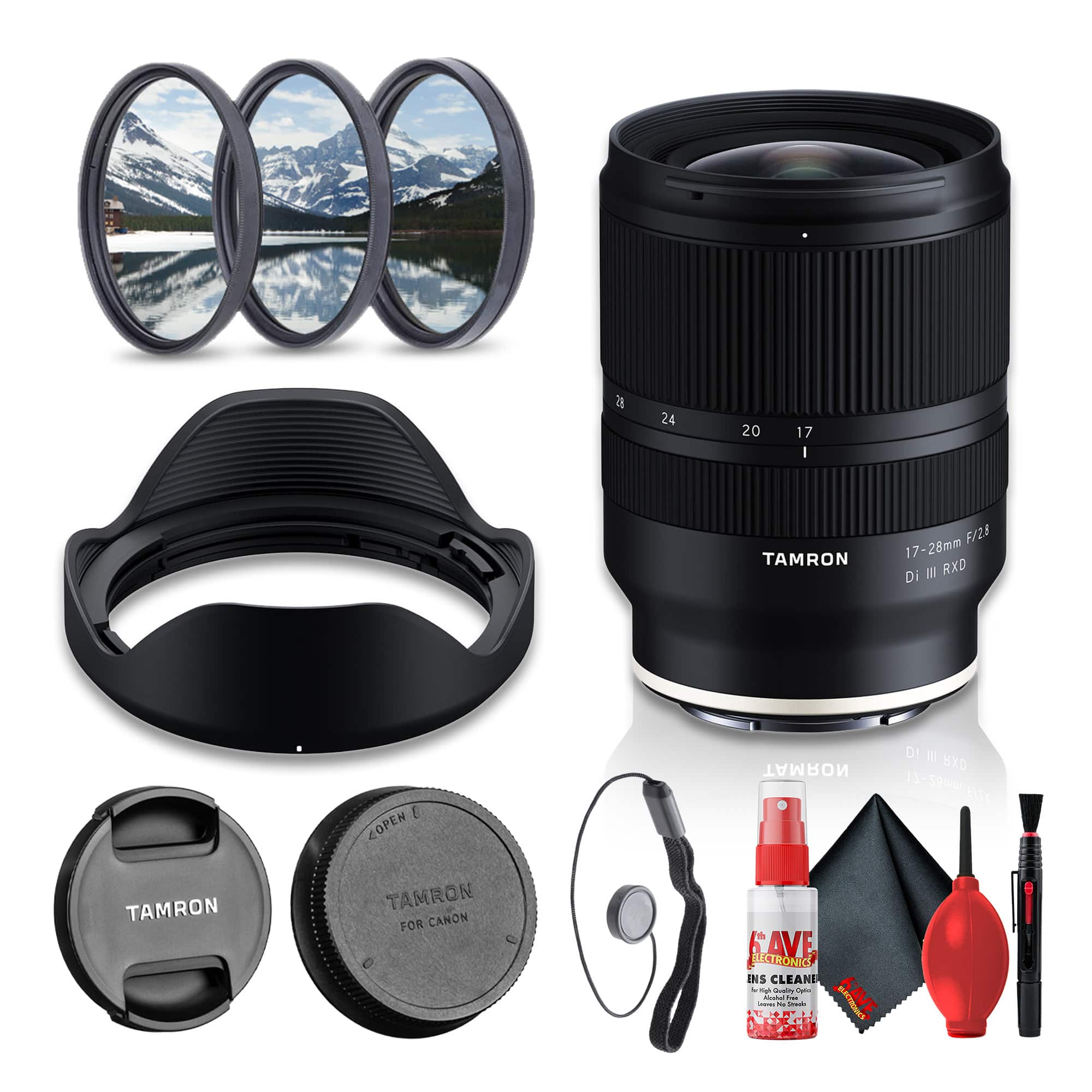 Tamron - 17-28mm f/2.8 Di III RXD Lens for Sony E Bundle - Black