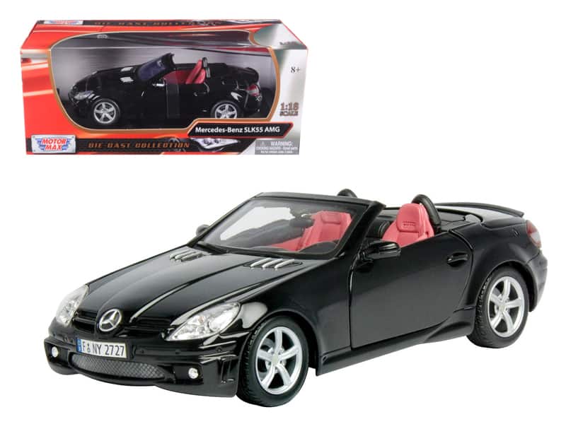 2005 Mercedes SLK55 AMG Black 1/18 Diecast Model Car by Motormax price history on PriceWatchPro