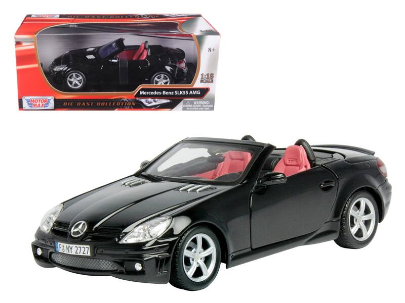 RAS FATI 8+ 1:18 SCALE MOTOR MAX Mercedes-Benz SLK55 AMG DIE-CAST COLLECTION WARNING CHOKING HAZARD - SMALL PARTS NOT FOR CHILDREN UNDER 3 YEARS Sma Cm 1 F -0 NY 2727