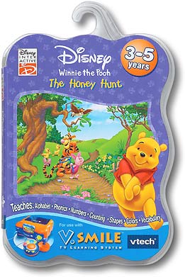 DISNEY Winnie the Pooh THE HONEY HUNT 3-5 YRS VTech V.SMILE Motion Cartridge 