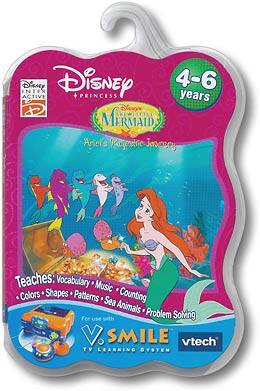 Front Standard. VTech - V.Smile Smartridge: Disney's The Little Mermaid.