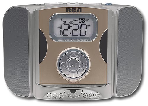 panel Abundantly Kort levetid Best Buy: RCA CD Clock Radio with AM/FM/TV Digital Tuner RP3765