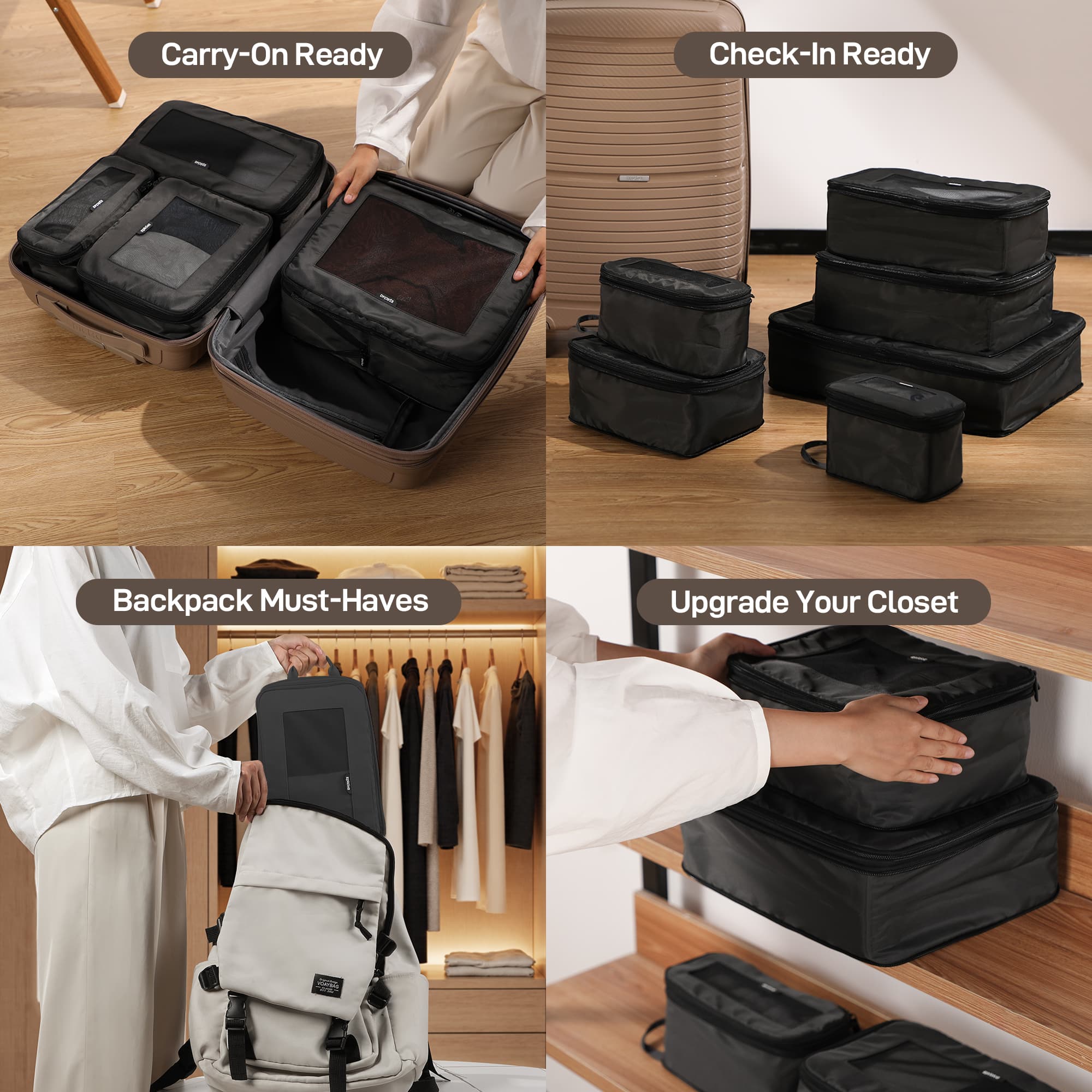 Carry-On Ready, Check-In Ready, Backpack Must-Haves, Upgrade Your Closet