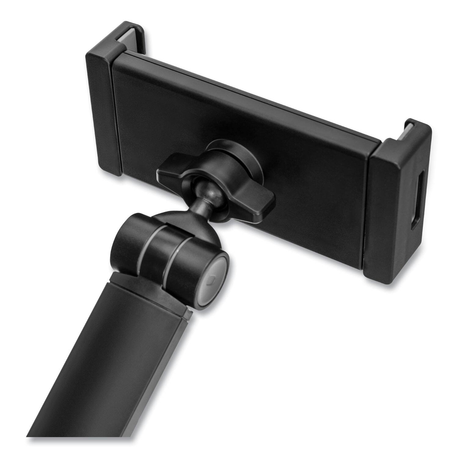 Alt View 2. KanTek - TS820 Desktop Stand Tablet and Phone Stand - Black - Black.