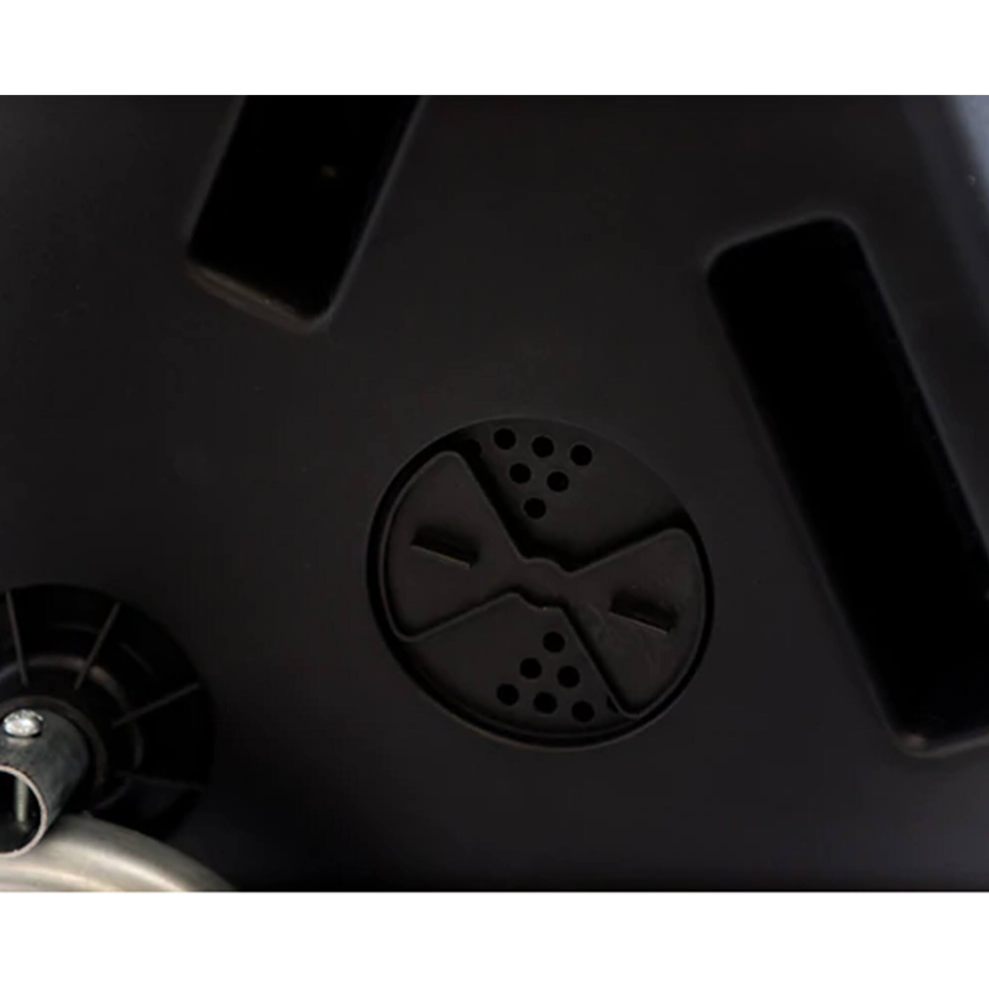 Alt View 2. FCMP Outdoor - FCMP Outdoor 37 Gallon Dual Chamber Tumbling Composter Bin with Wheels, Black.