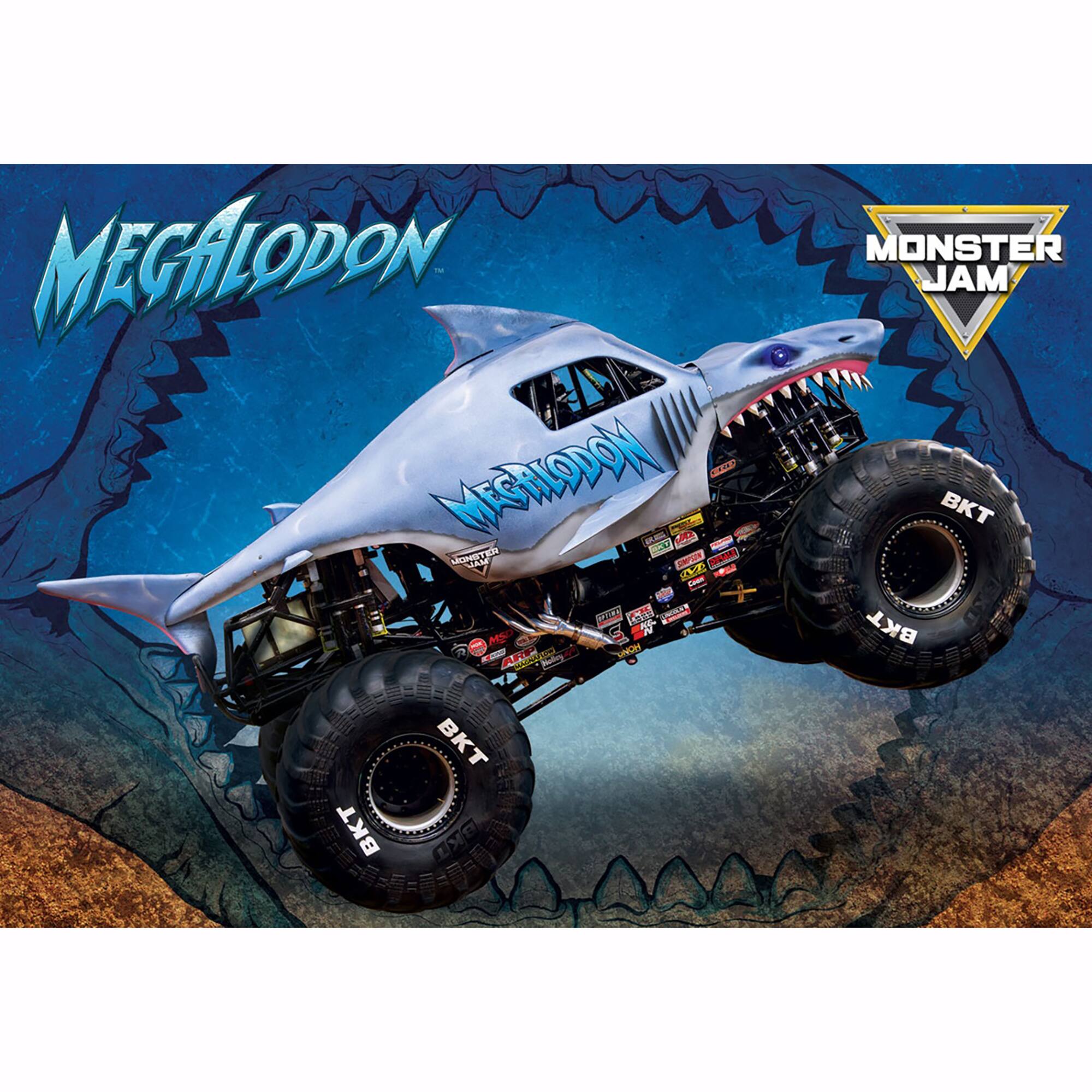 MEGALODON G MEGALODON MIONOTIN - C0   o R I I0 -e 1.P0 4  MSO * - ARL 1  U Iadin MONSTER JAM BKT BKT BKT OM