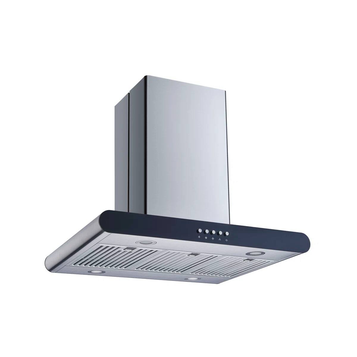 Left. Winflo - Winflo 30 inch Convertible 300-CFM Stainless Steel Island Range Hood - Stainless Steel.